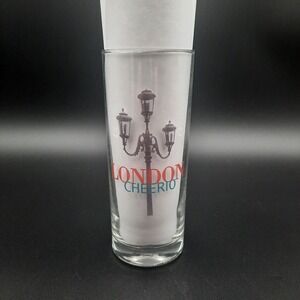 London Cheerio Glass Street Lamp Vintage Style Collectible Drinkware